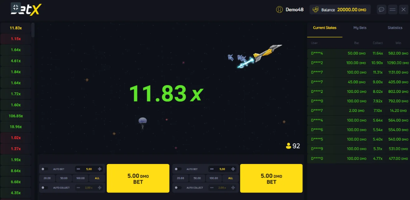 1win Lucky Jet slot